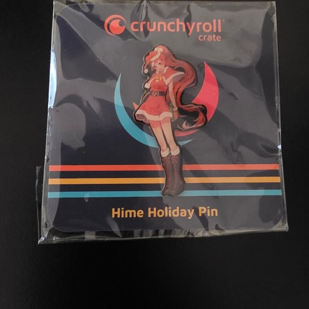 Crunchyroll Loot crate Exclusive Anime Holiday Hime Pin (New, Sealed) RARE